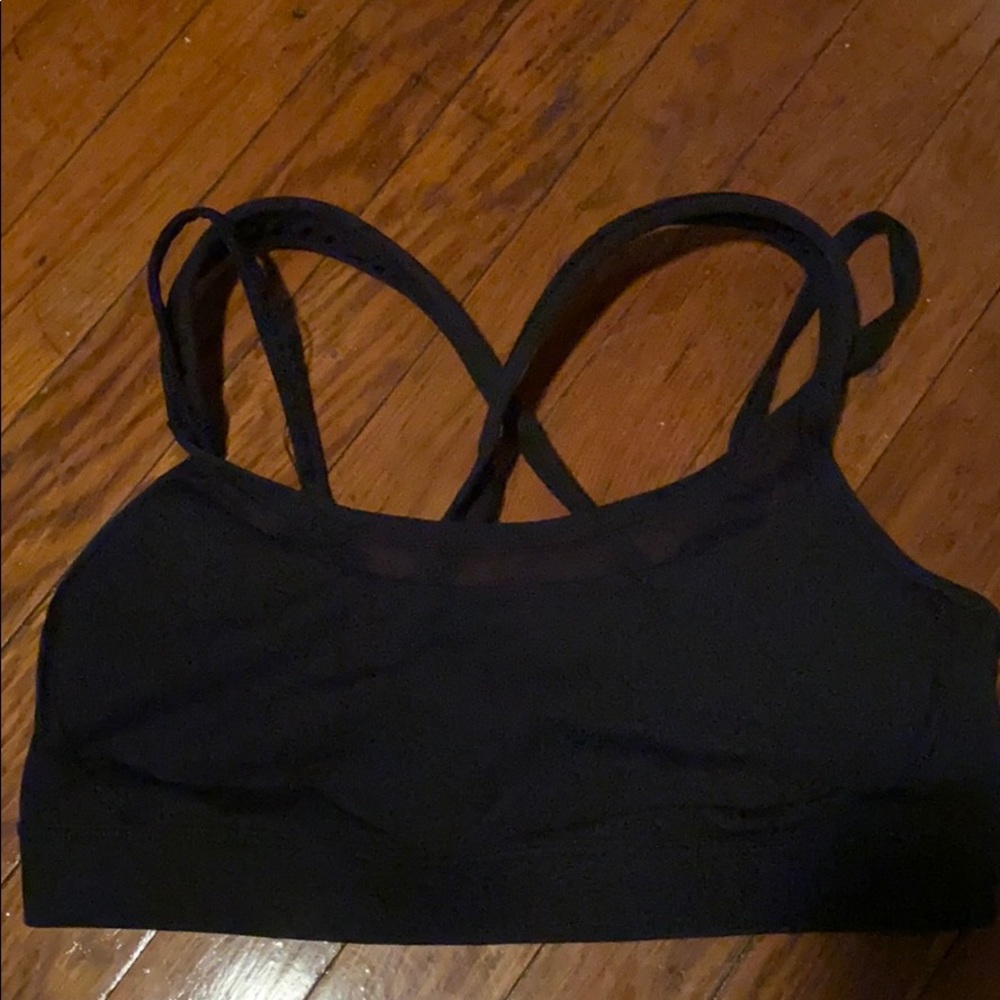 Lululemon black sports bra